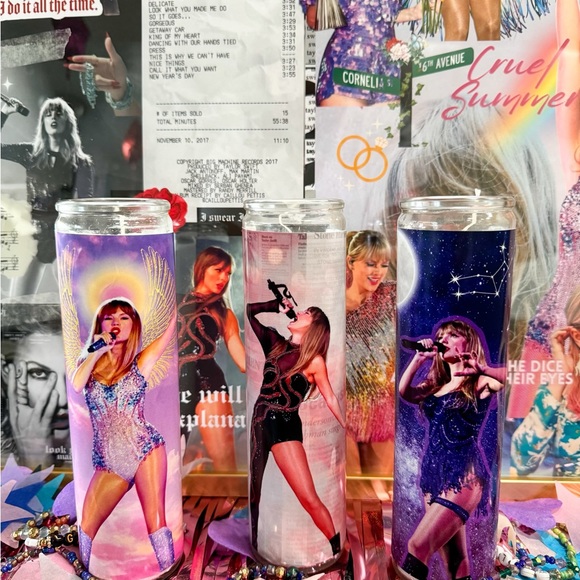 Taylor Swift Prayer Candle - Cruel Summer - Picture 2 of 3